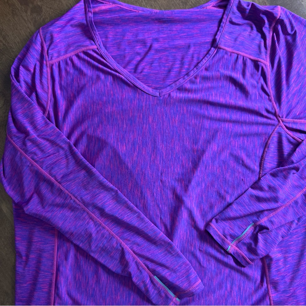 Women's Purple Long Sleeve Top